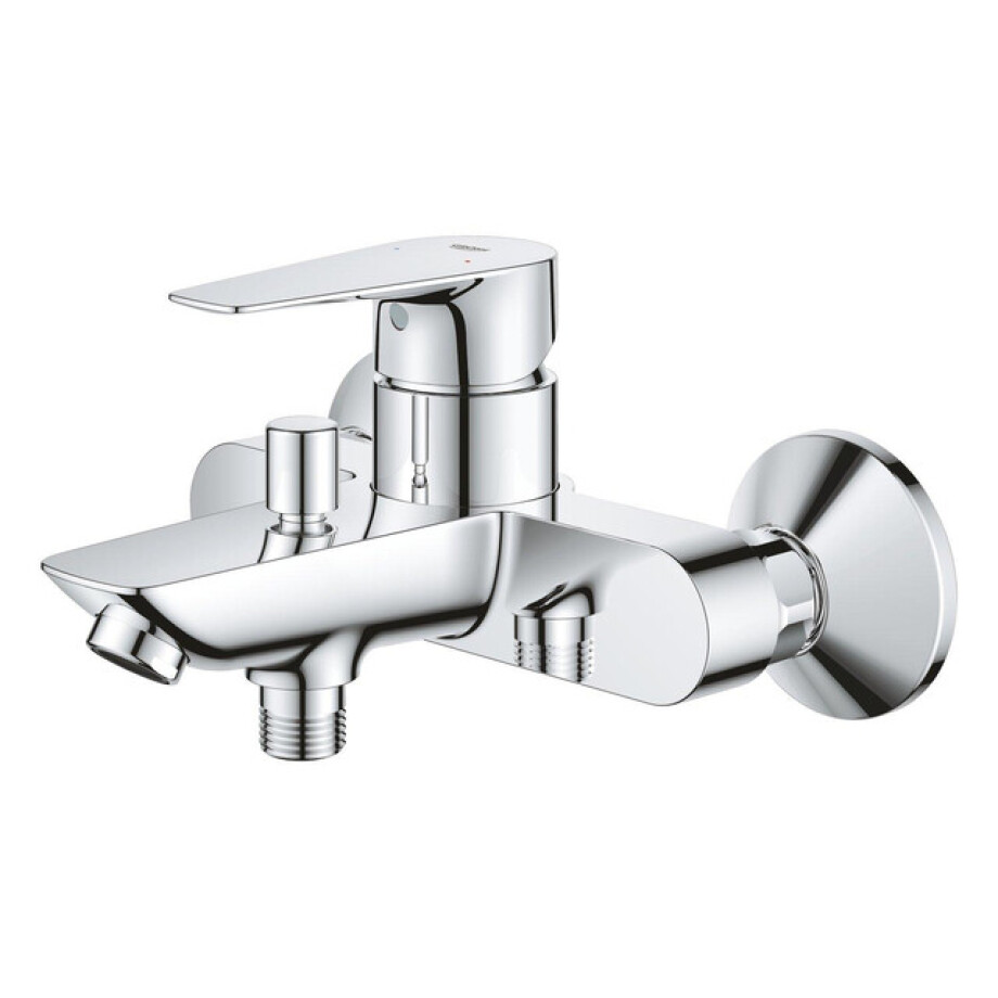 GROHE BauEdge badkraan met koppelingen chroom 23604001 afbeelding 1