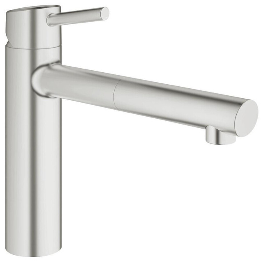 GROHE Concetto Keukenkraan - uittrekbare uitloop - supersteel geborsteld 31129dc1 afbeelding 1