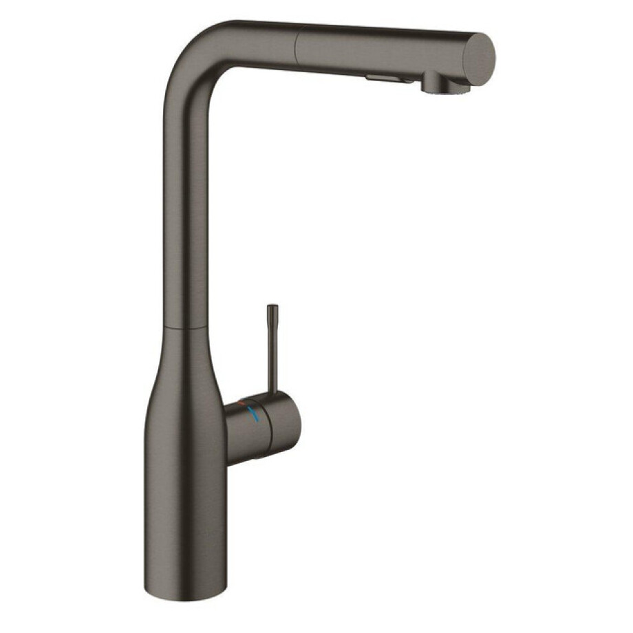 GROHE essence new Keukenkraan - hoog - draaibare/uittrekbare uitloop - hard graphite geborsteld 30270al0 afbeelding 1