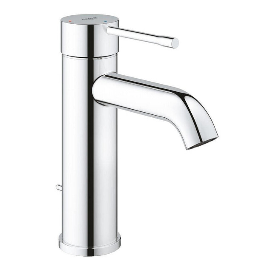 GROHE Essence New Wastafelkraan Opbouw - uitloop 11.6cm - S-size - waste - chroom 23591001 afbeelding 1
