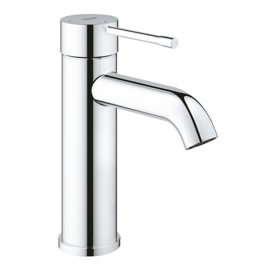 GROHE Essence New Wastafelkraan Opbouw - uitloop 11.6cm - S-size - waste push-open - chroom 23797001 afbeelding 1