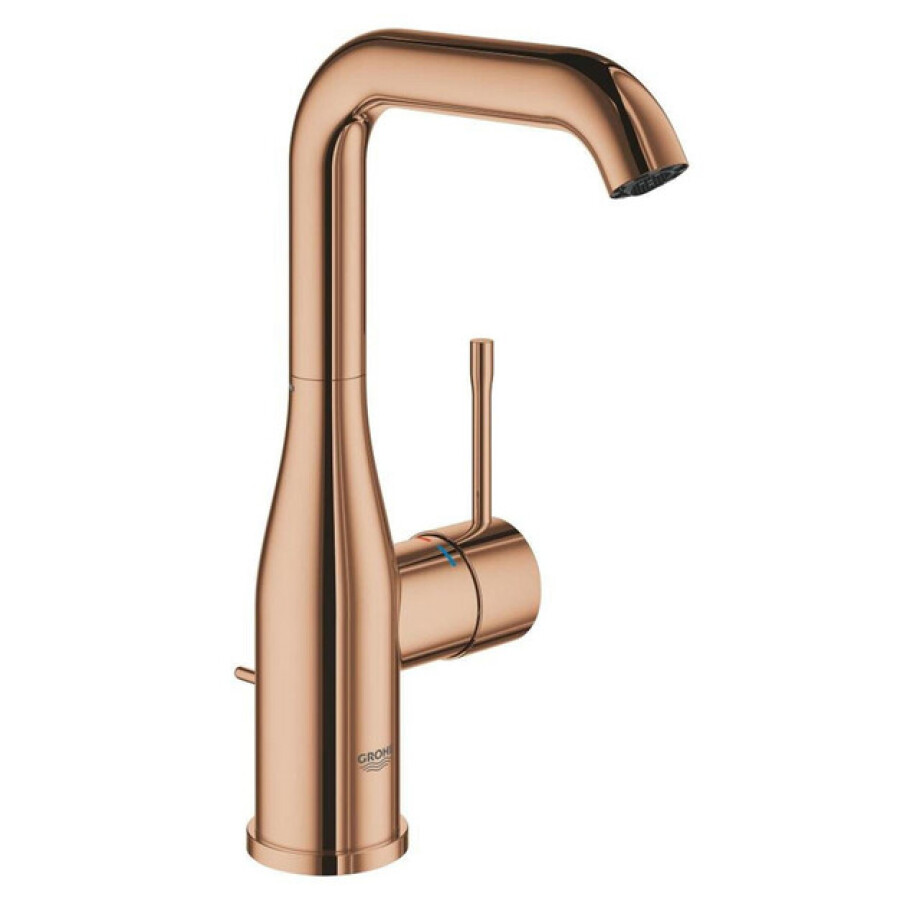 GROHE Essence New Wastafelkraan Opbouw - uitloop 12.7cm - L-size - hoge draaibare uitloop - waste - EcoJoy - warm sunset 32628DA1 afbeelding 1