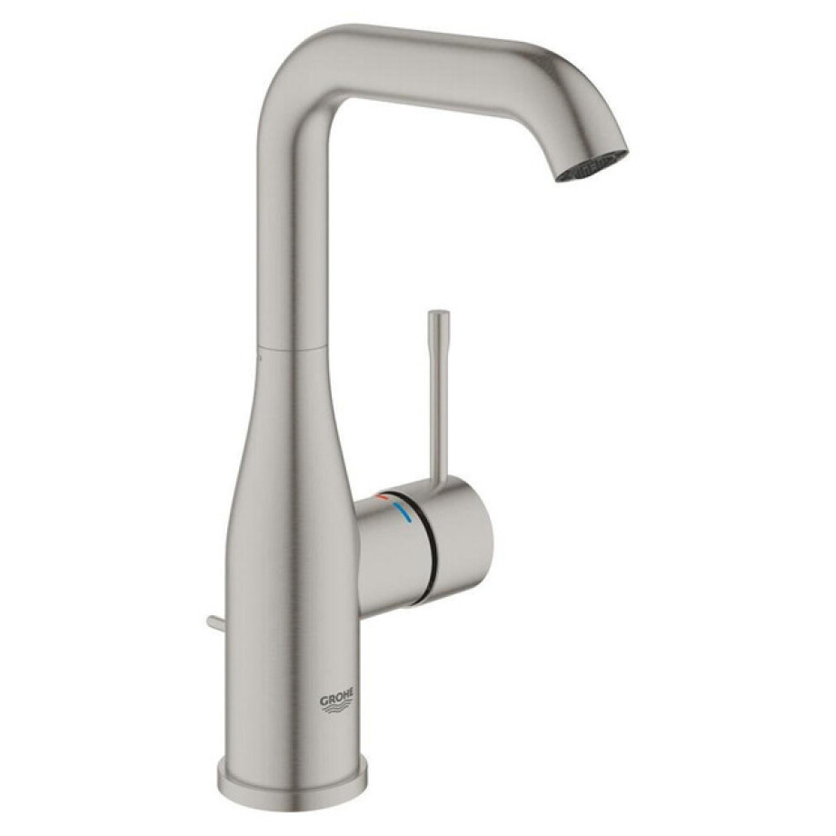GROHE Essence new Wastafelkraan Opbouw - uitloop 12.7cm - L-size - waste - supersteel 32628dc1 afbeelding 1
