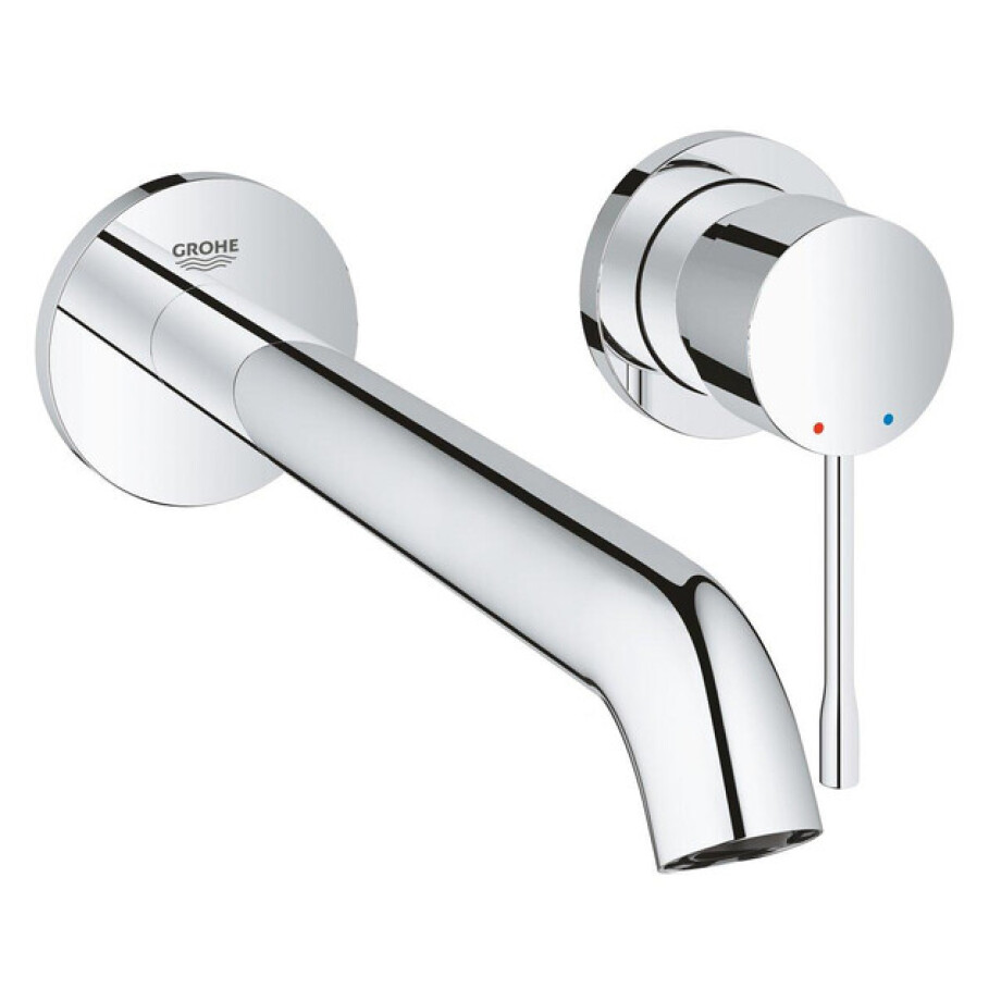 GROHE Essence Wastafelkraan Inbouw - uitloop 23cm - chroom 29193001 GROHE Essence Wastafelkraan Inbouw - uitloop 23cm - chroom 29193001 afbeelding 1