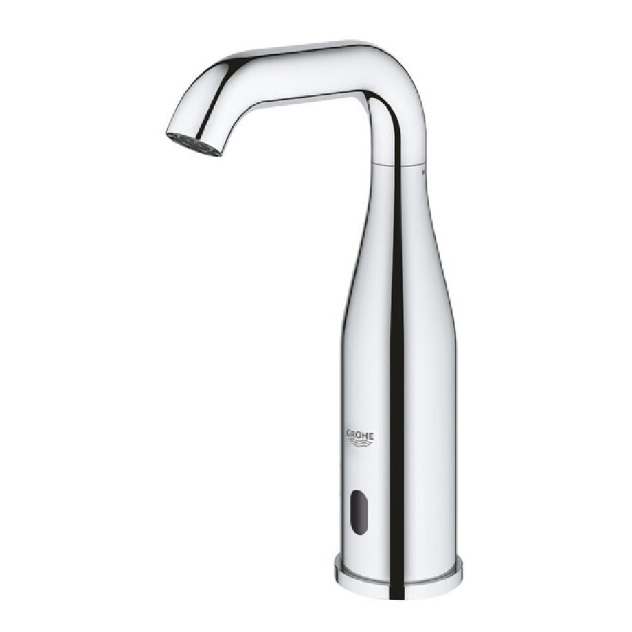 GROHE Essence Wastafelkraan Opbouw - uitloop 11.3cm - elektronisch - IR batterij - chroom 36446000 afbeelding 1