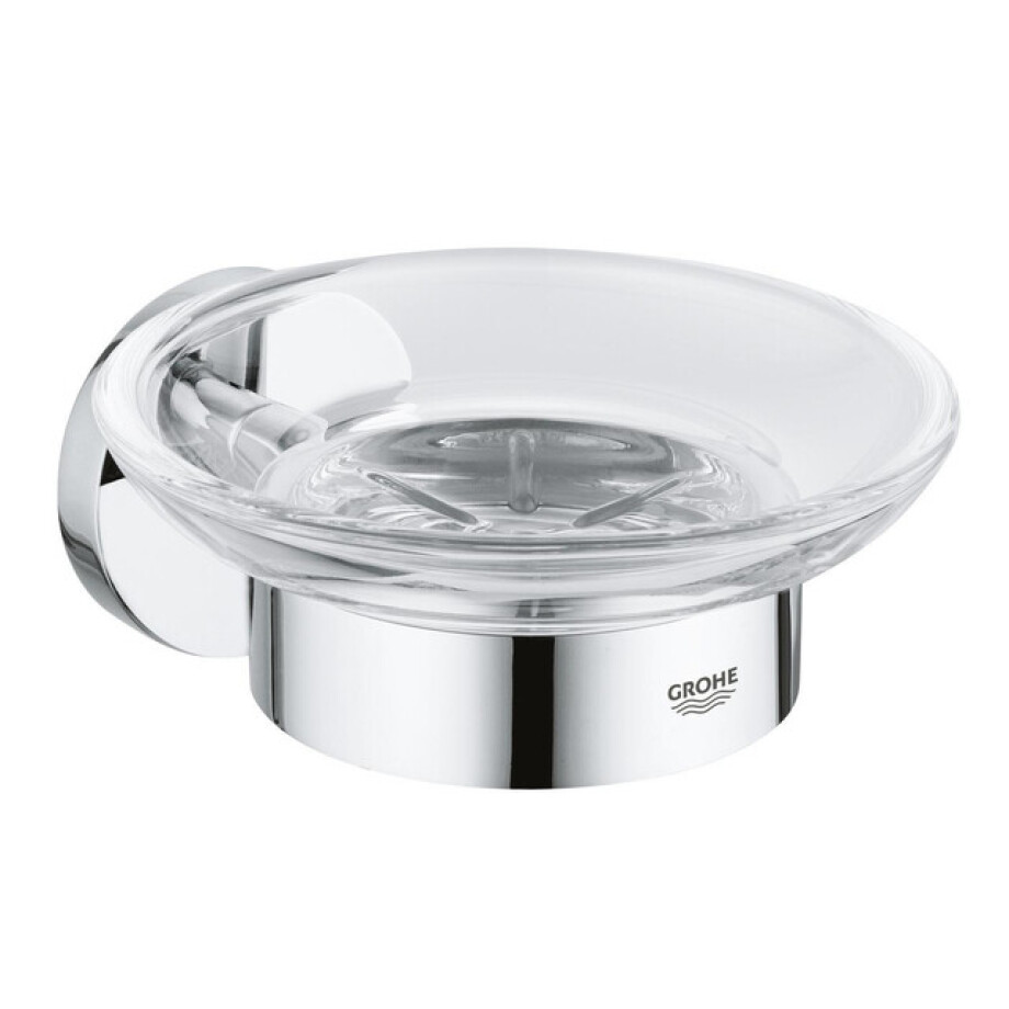 GROHE Essentials Zeepschaal - met houder - wandmontage - chroom 40444001 afbeelding 1