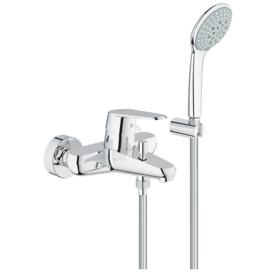 GROHE Eurodisc Cosmopolitan badkraan met omstel en koppelingen 46mm inclusief garnituur chroom 33395002 afbeelding 1