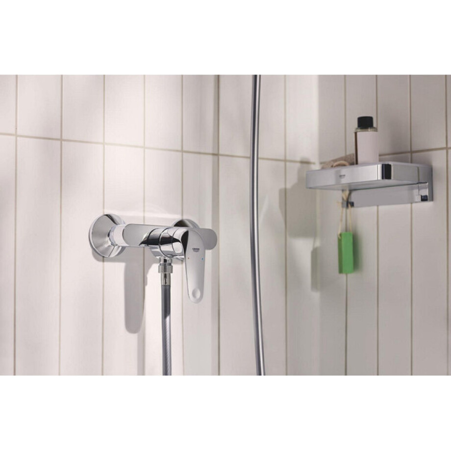 GROHE Euroeco Douchemengkraan - met hendel - met s-koppelingen - chroom 32740001 afbeelding 1
