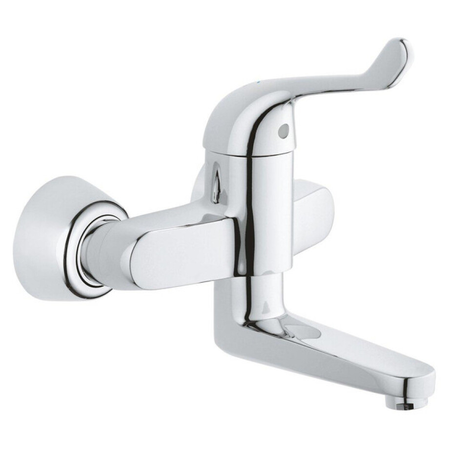 GROHE Euroeco veiligheids wandkraan met koppelingen chroom 32792000 afbeelding 1