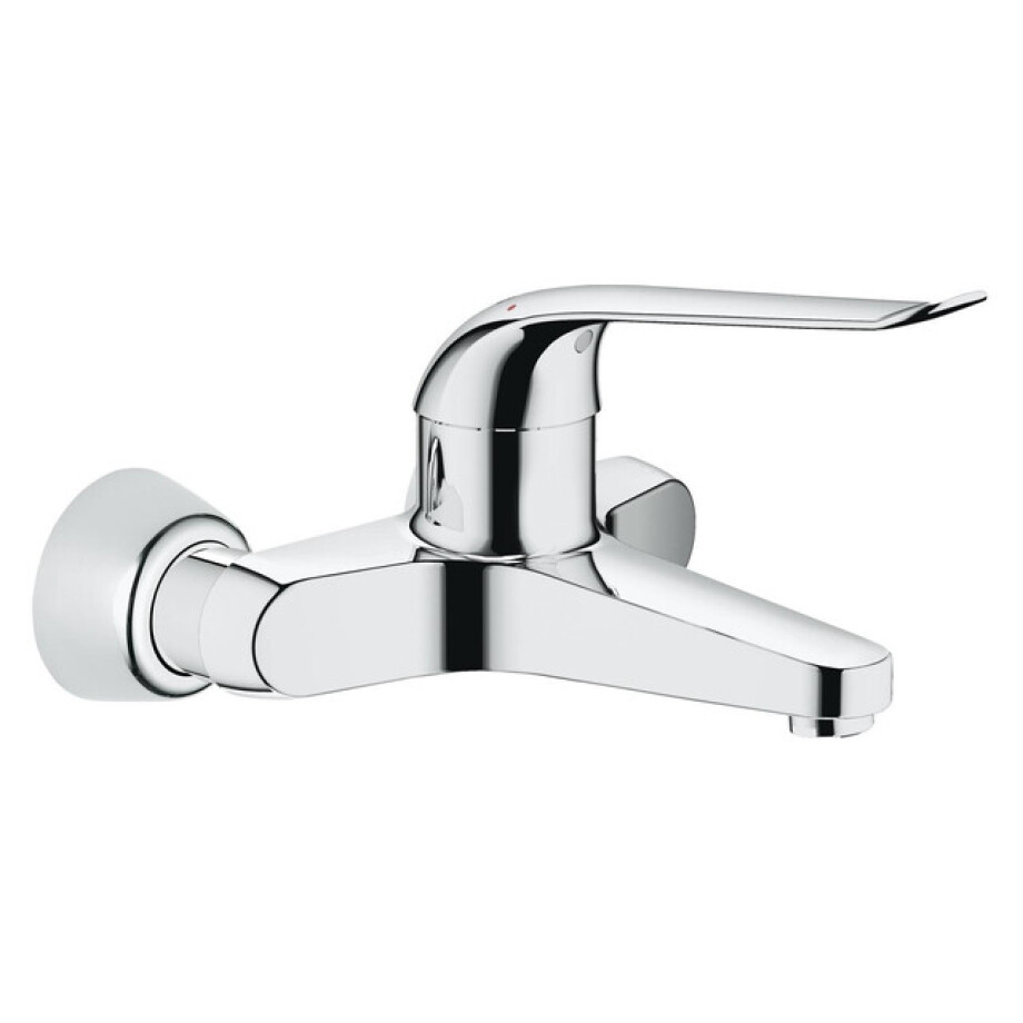 GROHE Euroeco wandkraan met koppelingen inclusief hendel 17cm 20,3cm chroom 32778000 afbeelding 1