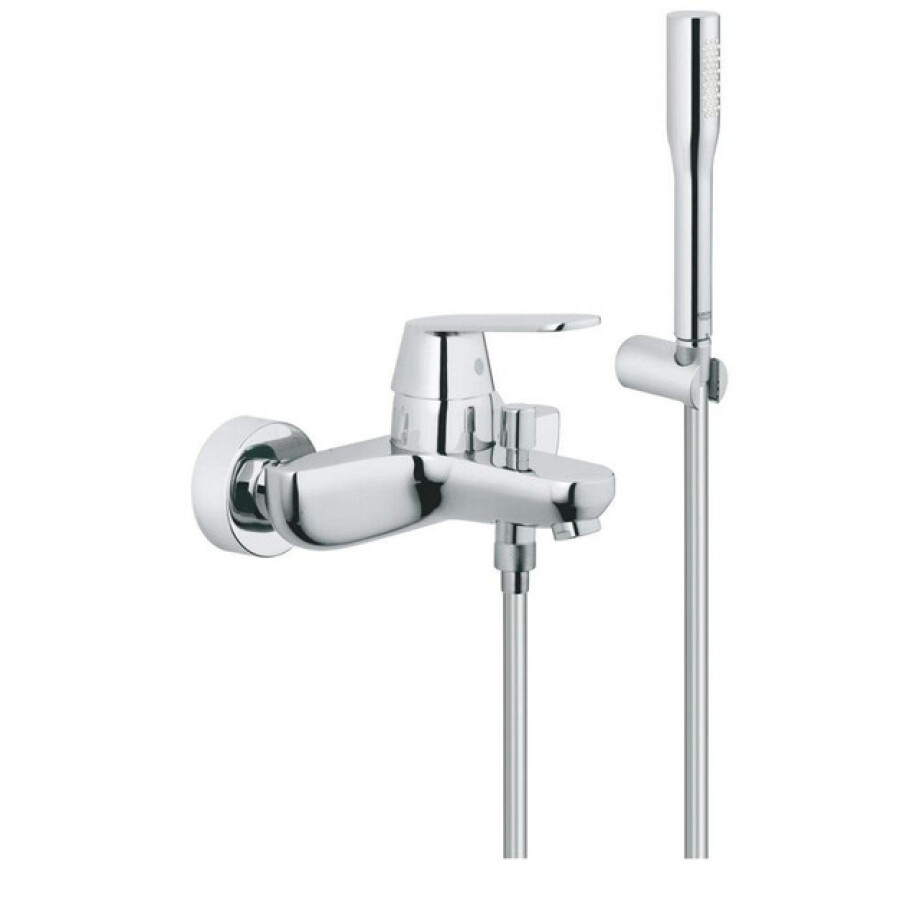 GROHE Eurosmart Cosmopolitan badkraan met omstel en koppelingen met garnituur chroom 32832000 afbeelding 1