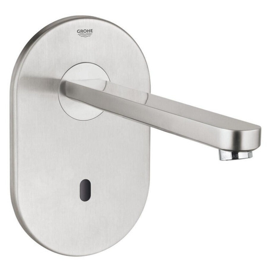 GROHE Eurosmart Cosmopolitan E - afbouwdeel wandkraan - uitloop 23cm - zonder menging - tranformator 230V - RVS 36334SD0 afbeelding 1