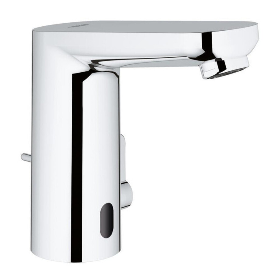 GROHE Eurosmart Cosmopolitan E waterbesparende elektronische wastafelkraan met infrarood met menging met trekwaste met batterij 6V chroom 36331001 afbeelding 1