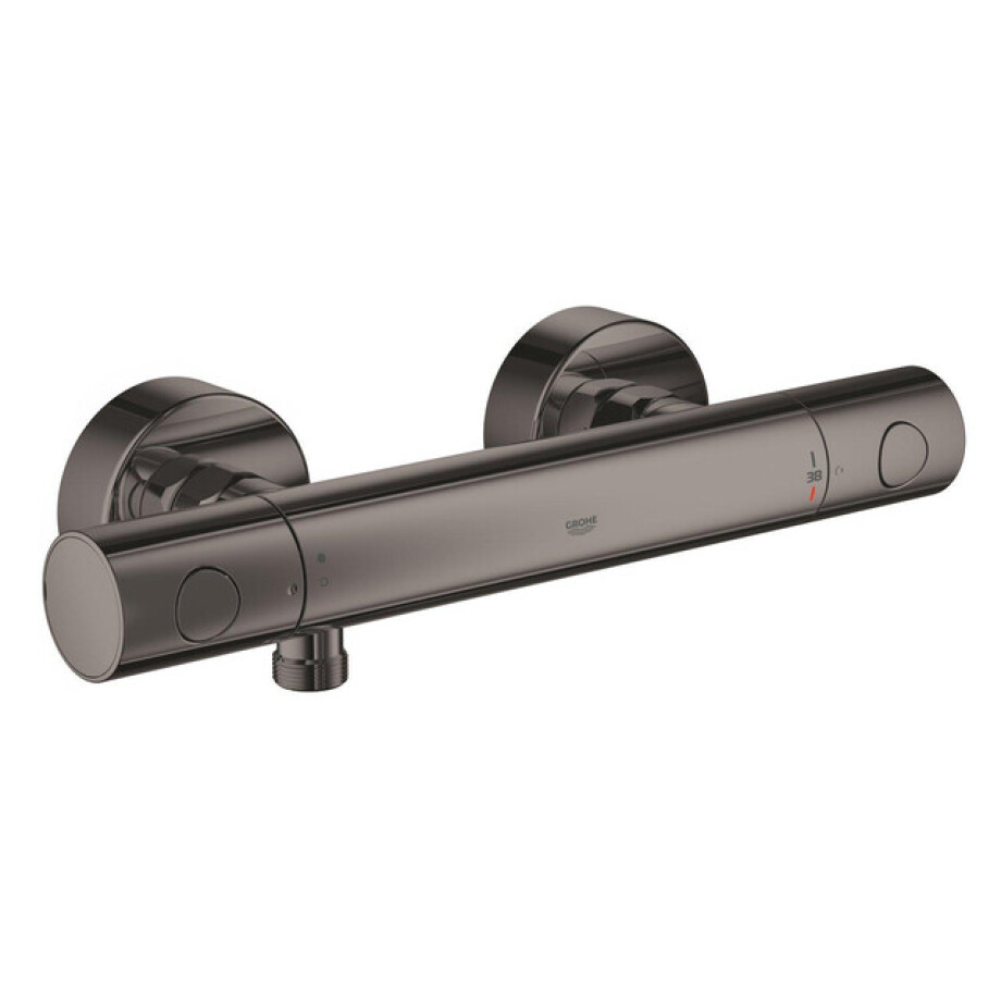 GROHE Grohtherm 1000 Cosmopolitan M douchekraan thermostatisch met koppelingen EcoJoy en volumegreep met ecobutton hard graphite 34065A02 afbeelding 1