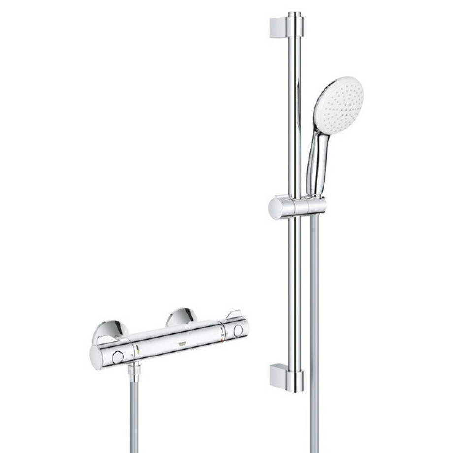 Grohe Grohtherm 800 comfortset 150mm met koppelingen 60cm chroom 34565002 afbeelding 1