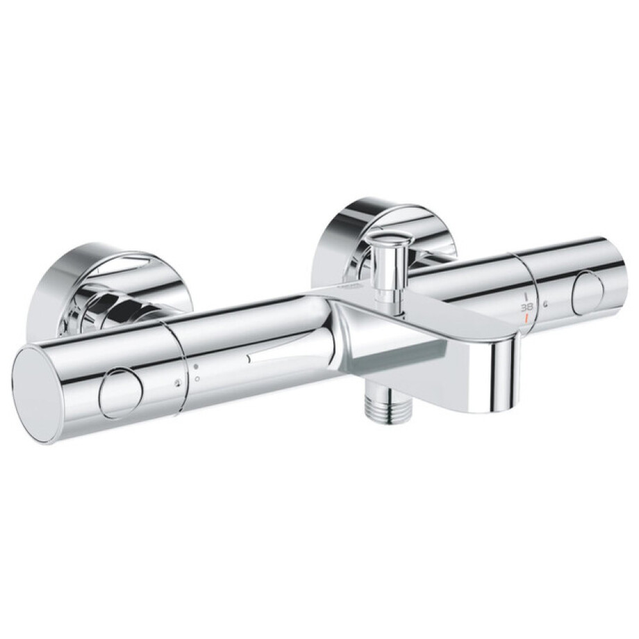 GROHE Grohtherm-800 Cosmopolitan badkraan thermostatisch met omstel en koppelingen chroom 34766000 afbeelding 1
