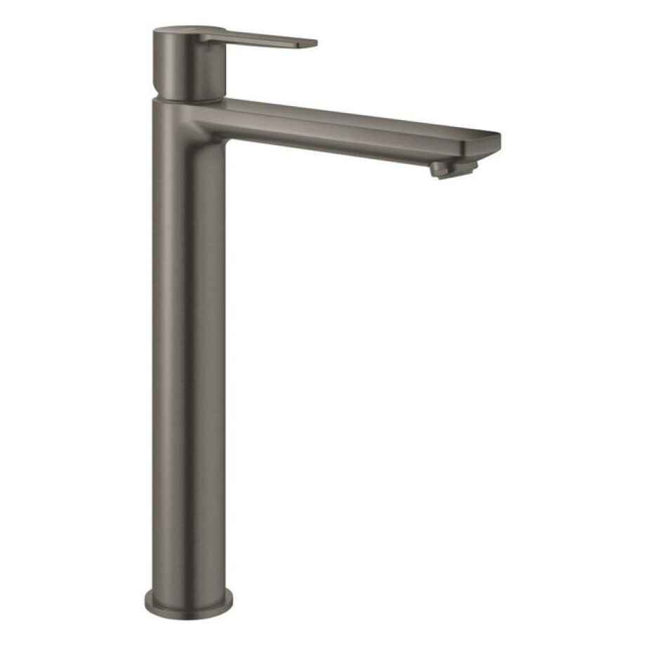 GROHE Lineare waterbesparende wastafelkraan xl-size m. gladde body brushed hard graphite 23405AL1 GROHE Lineare waterbesparende wastafelkraan xl-size m. gladde body brushed hard graphite 23405AL1 afbeelding 1