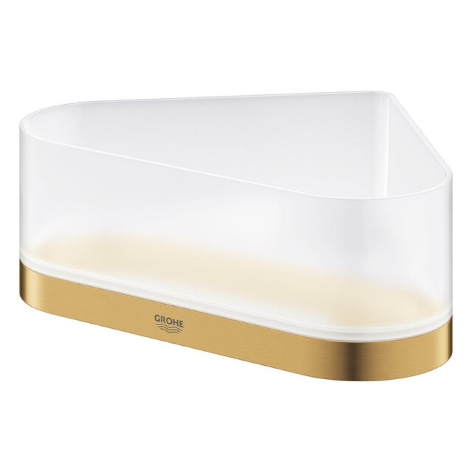 GROHE Selection Douchetray - 17x17x20x8.5cm - hoekmodel - wandmontage - brushed cool sunrise 41038gn0 afbeelding 1