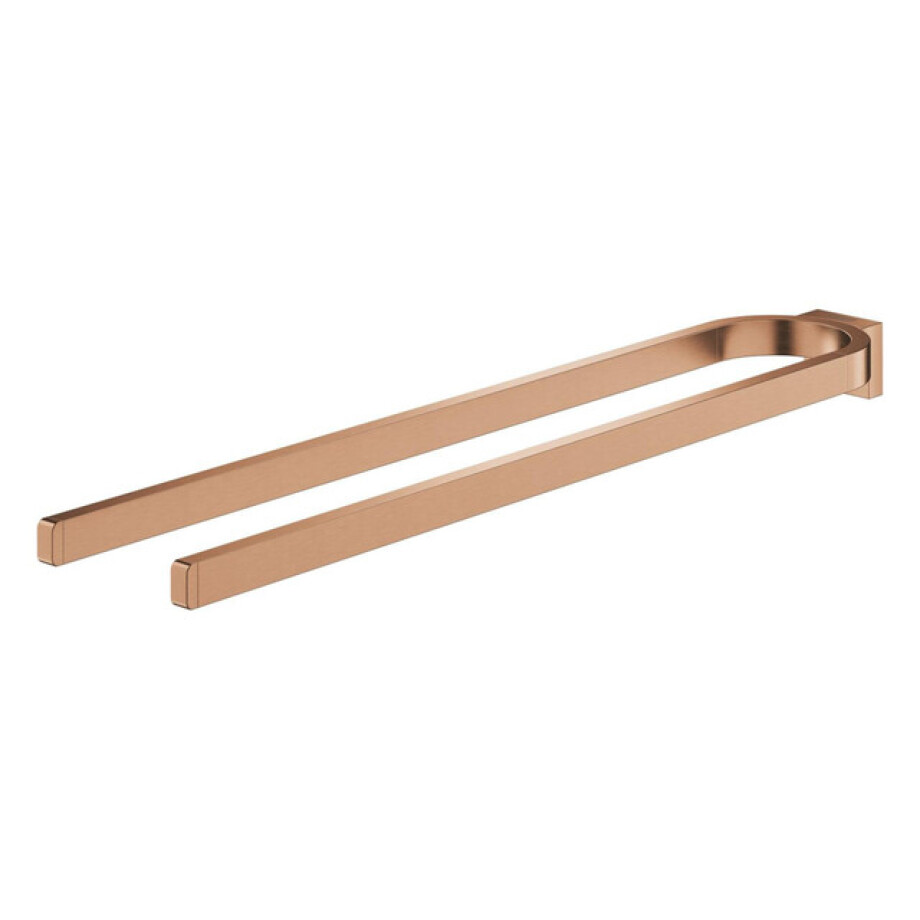 GROHE Selection Handdoekhouder - 36cm - dubbel - niet draaibaar - brushed warm sunset 41059dl0 afbeelding 1