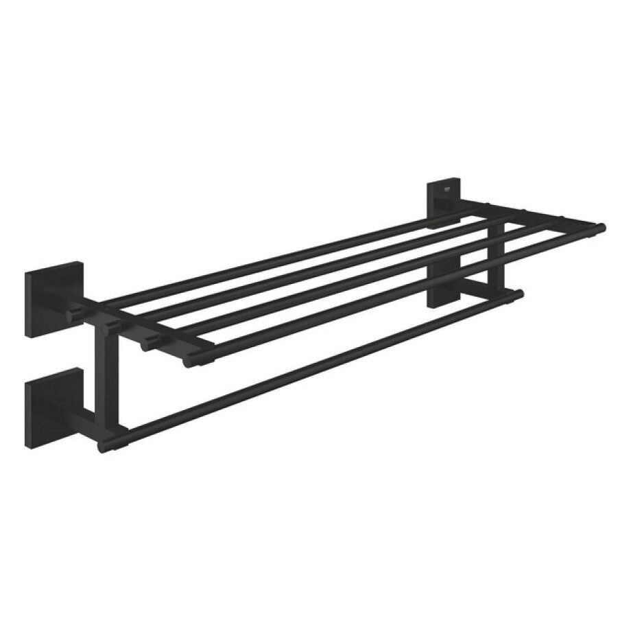 GROHE Start Cube QuickFix Handdoekrek - 61.2x14.8x21cm - multi - matte black 410992430 afbeelding 1