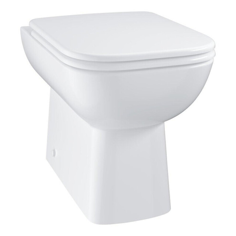 Grohe Start Edgewc pack m. duoblokpot diepspoel rimless inclusief reservoir m. zijaansluiting35.9x66.5x81.5cmm. closetzitting m. softclose en quick releasewit 39814000 afbeelding 1