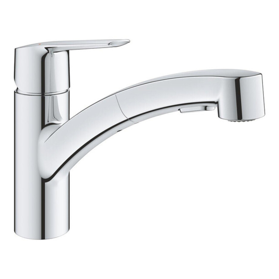 GROHE Start Keukenkraan - draaibare/uittrekbare uitloop - chroom 30531001 GROHE Start Keukenkraan - draaibare/uittrekbare uitloop - chroom 30531001 afbeelding 1