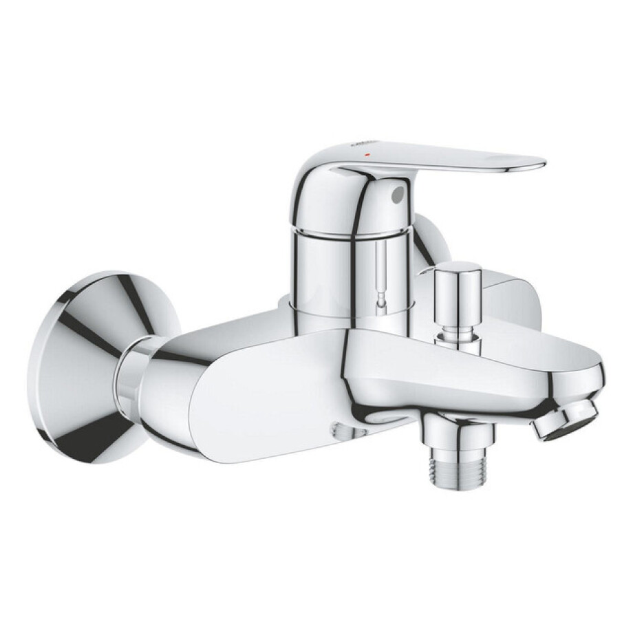 GROHE Swift QuickFix Badkraan - HOH=15cm - met omstel - met koppelingen - chroom 24335001 afbeelding 1