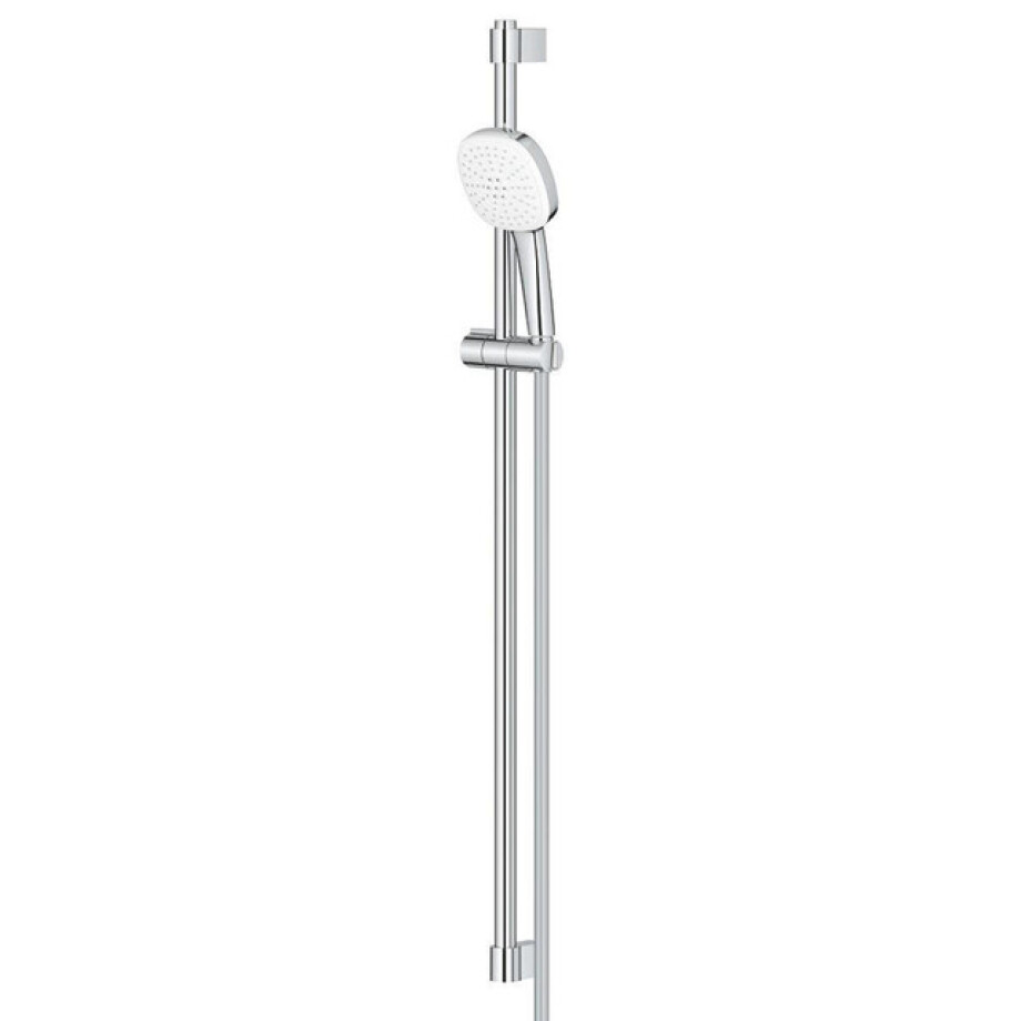 GROHE Tempesta 110 Cube Glijstangset - 90cm - vierkante handdouche - 2 straalsoorten - gladde doucheslang - chroom 26908003 afbeelding 1