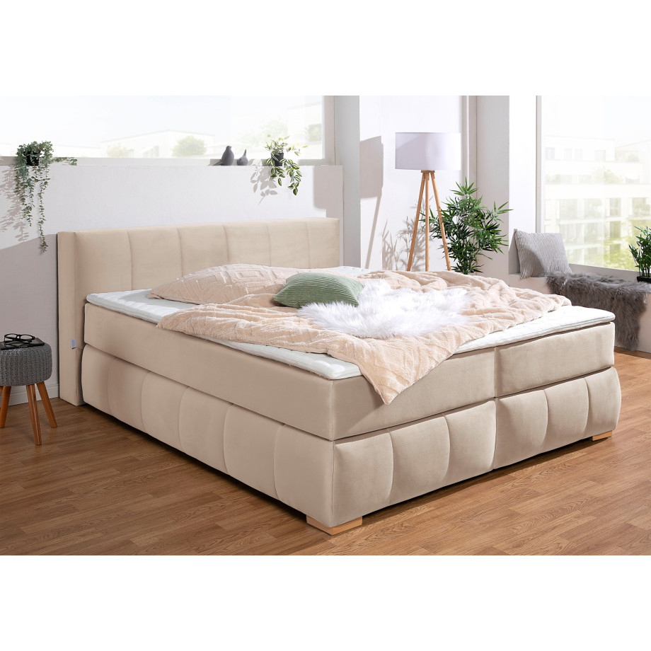 Guido Maria Kretschmer Home&Living Boxspring Chelles incl. koudschuim matrastopper, in 5 breedtes en 3 matrastypes afbeelding 1