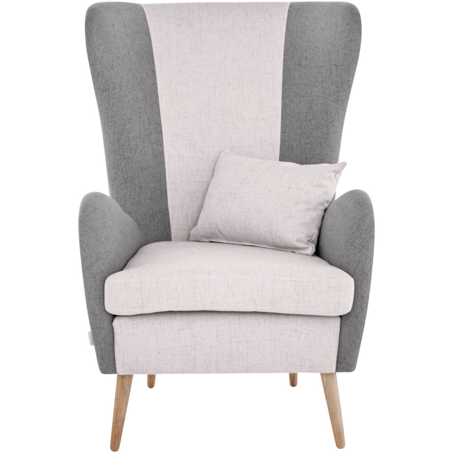 Guido Maria Kretschmer Home&Living Fauteuil Salla bekleding bouclé stof of fijne structuur naar keuze met of zonder hocker, grote fauteuil: afm. bxdxh: 78x94x118cm afbeelding 1