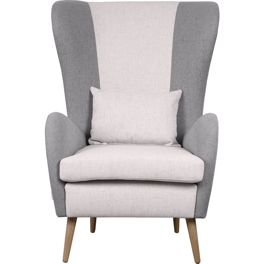 Guido Maria Kretschmer Home&Living Fauteuil Salla bekleding bouclé stof of fijne structuur naar keuze met of zonder hocker, grote fauteuil: afm. bxdxh: 78x94x118cm afbeelding 1