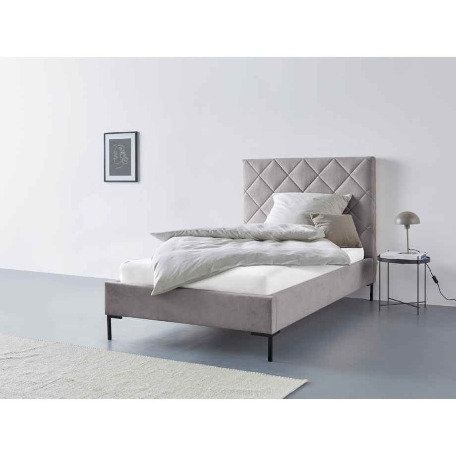 Guido Maria Kretschmer Home&Living Gestoffeerd bed CHARLOTT Modern bekleed bed met of zonder lattenbodem afbeelding 1