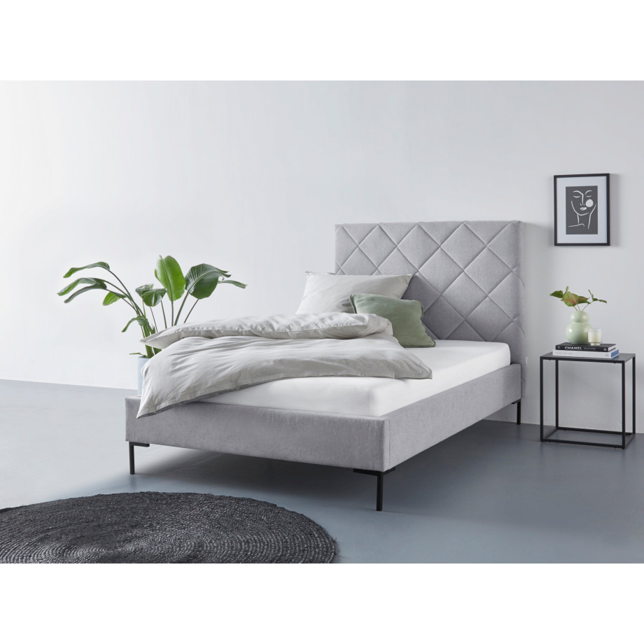 Guido Maria Kretschmer Home&Living Gestoffeerd bed CHARLOTT Modern bekleed bed met of zonder lattenbodem afbeelding 1