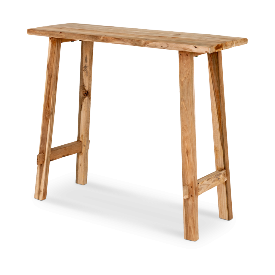 Guusje houten sidetable naturel - 90 x 30 cm afbeelding 1