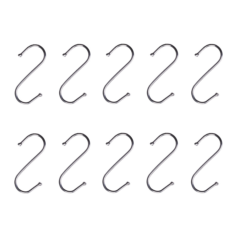 QUVIO Ophanghaken - Zilver - 6,5 cm (h) - 10 stuks afbeelding 1