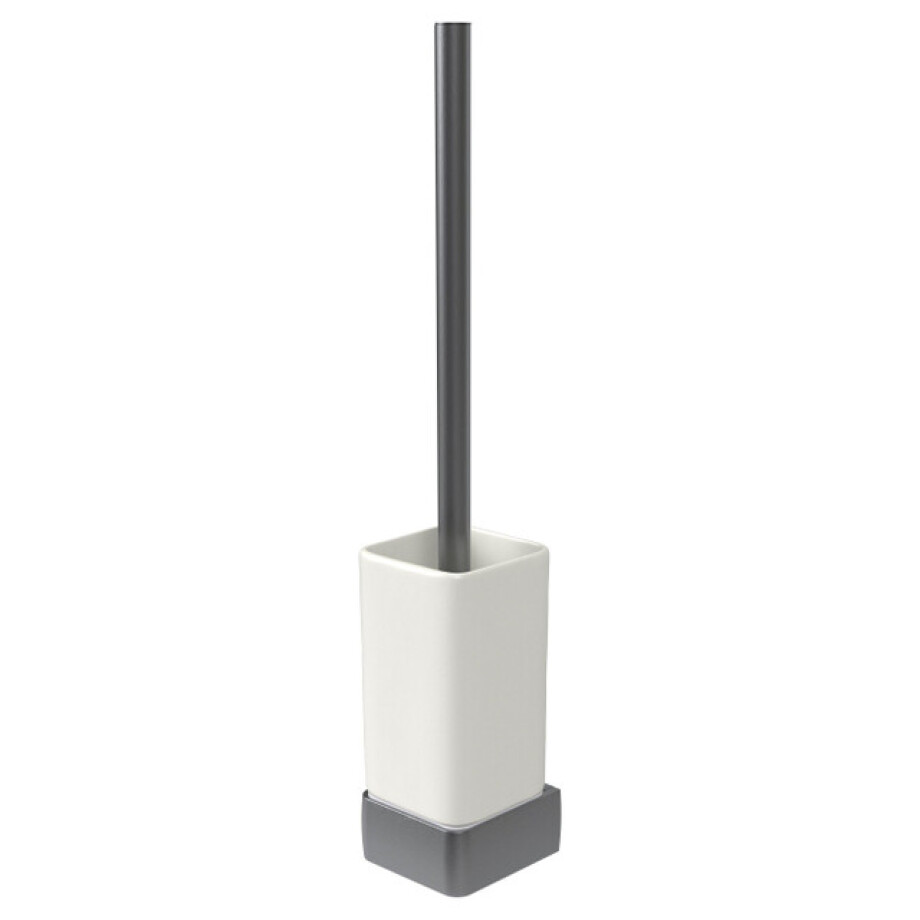 Haceka Aline Closetborstelgarnituur Aluminium Geborsteld Grijs 1208688 afbeelding 1