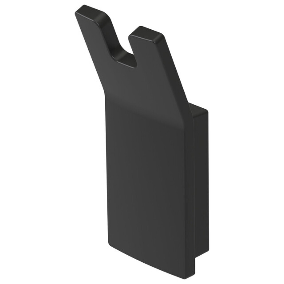 Haceka Aline Handdoekhaak - dubbel - zwart 1208643 afbeelding 1