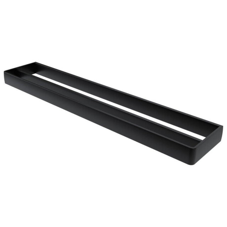 Haceka Aline Handdoekhouder - 60cm - dubbel - mat zwart 1208656 afbeelding 1