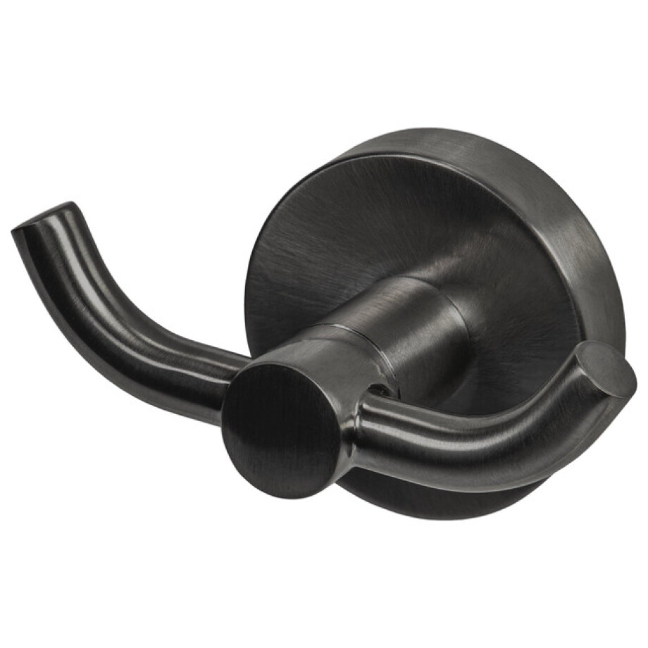 Haceka Kosmos Handdoekhaak dubbel - grafiet gunmetal 1208732 afbeelding 1