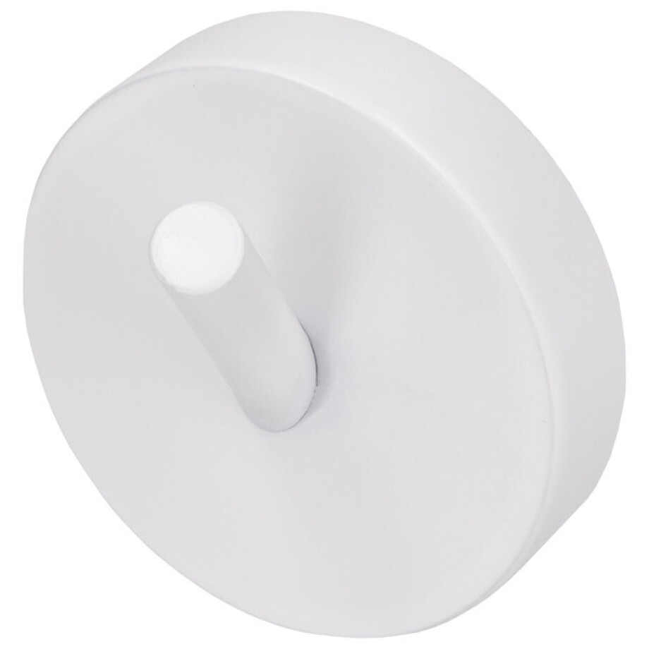 Haceka Kosmos Handdoekhaak enkel - mat wit 1208467 afbeelding 1