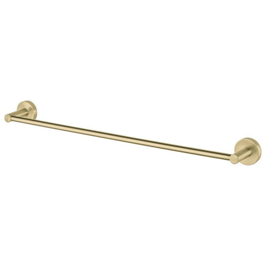 Haceka Kosmos Handdoekhouder - 61cm - enkel - geborsteld goud 2010972 afbeelding 1