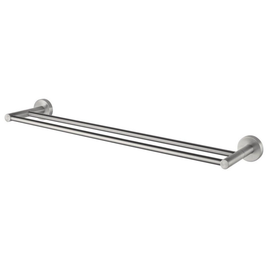 Haceka Kosmos Handdoekhouder - 84cm - dubbel - geborsteld chroom 1208661 Haceka Kosmos Handdoekhouder - 84cm - dubbel - geborsteld chroom 1208661 afbeelding 1