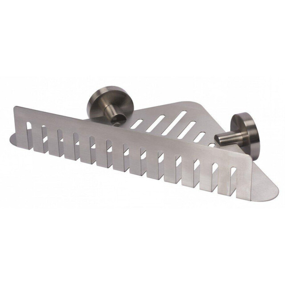Haceka Kosmos hoekplanchet flaconhouder 29.7x24.1x7.6cm mat chroom 1186614 afbeelding 1