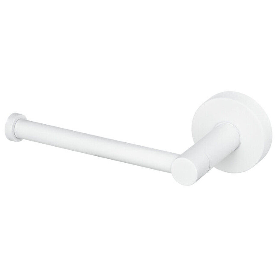 Haceka Kosmos Toiletrolhouder - zonder klep - L-vorm - mat wit 1208465 afbeelding 1