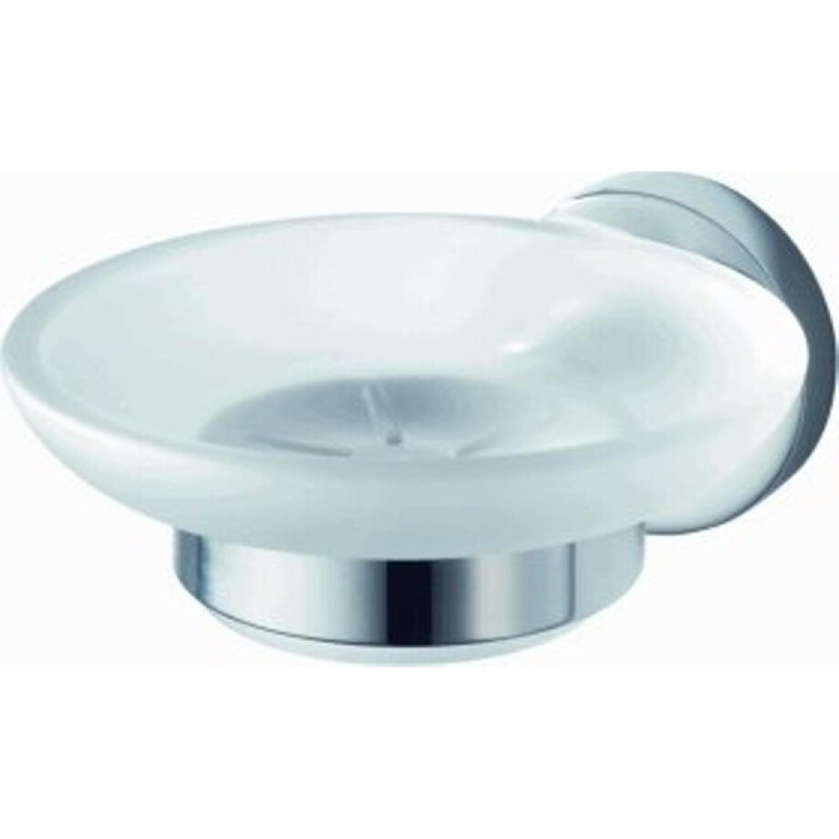 Haceka Kosmos Zeephouder met glazen inzet chroom 1208591 afbeelding 1