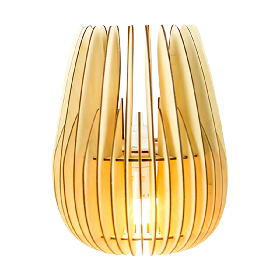 Halley S houten lampenkap small - Ø 25 cm Halley S houten lampenkap small - Ø 25 cm afbeelding 1