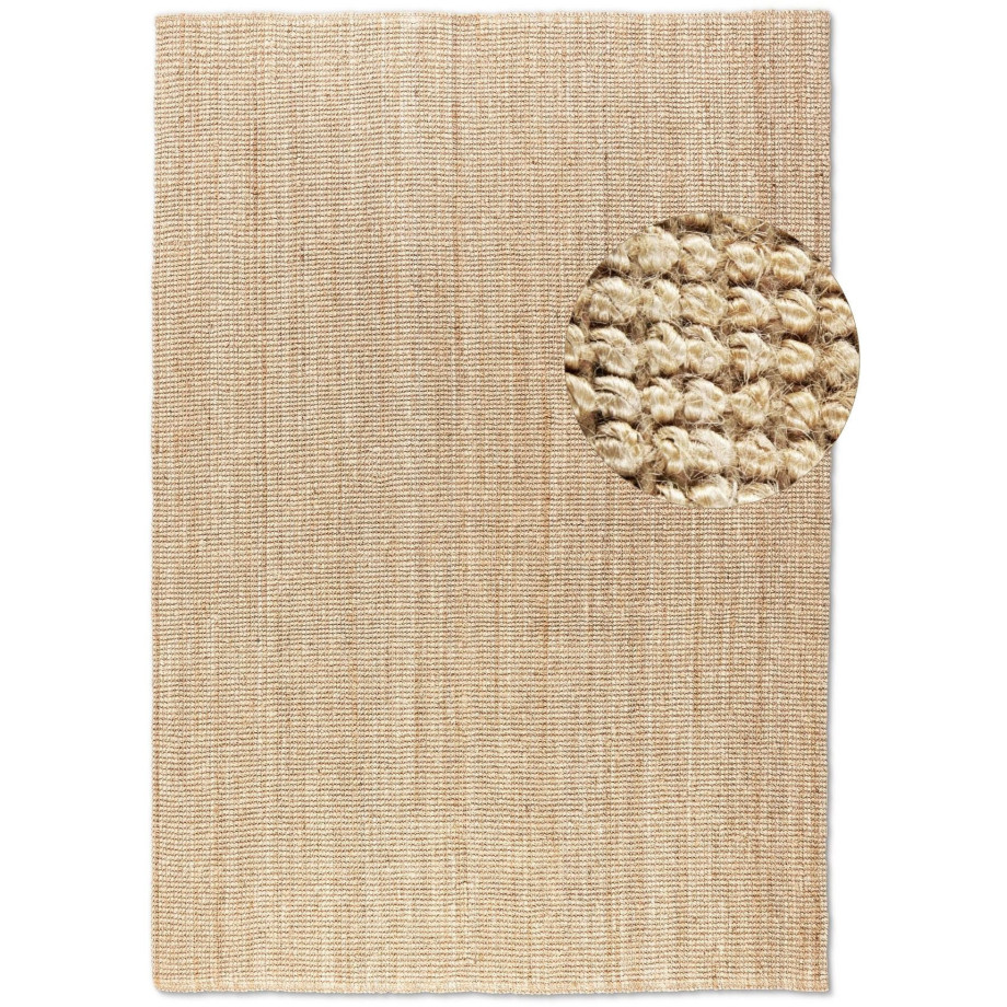 HANSE Home Vloerkleed Jaipur Jute, natuur, woonkamer, eetkamer, slaapkamer, gang, loper, Boho afbeelding 1