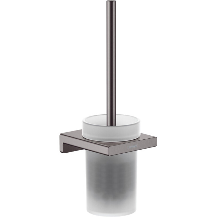 Hansgrohe Addstoris closetborstelgarnituur brushed black chroom 41752340 Hansgrohe Addstoris closetborstelgarnituur brushed black chroom 41752340 afbeelding 1