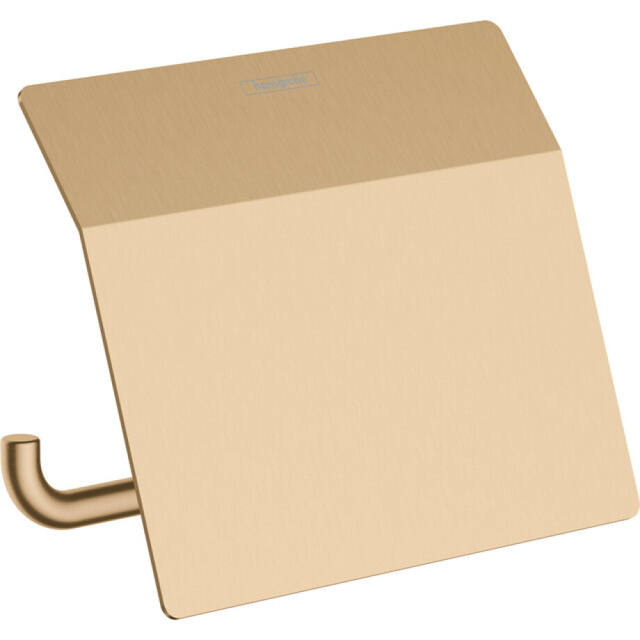 Hansgrohe Addstoris closetrolhouder met klep brushed bronze 41753140 afbeelding 1
