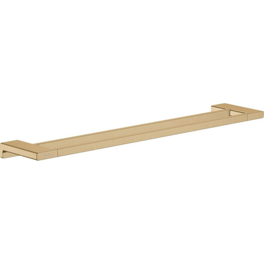 Hansgrohe Addstoris handdoekhouder wand dubbel 65cm brushed bronze 41743140 afbeelding 1